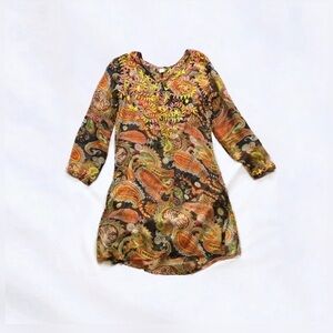 raj ⋆ sheer silk dress coverup